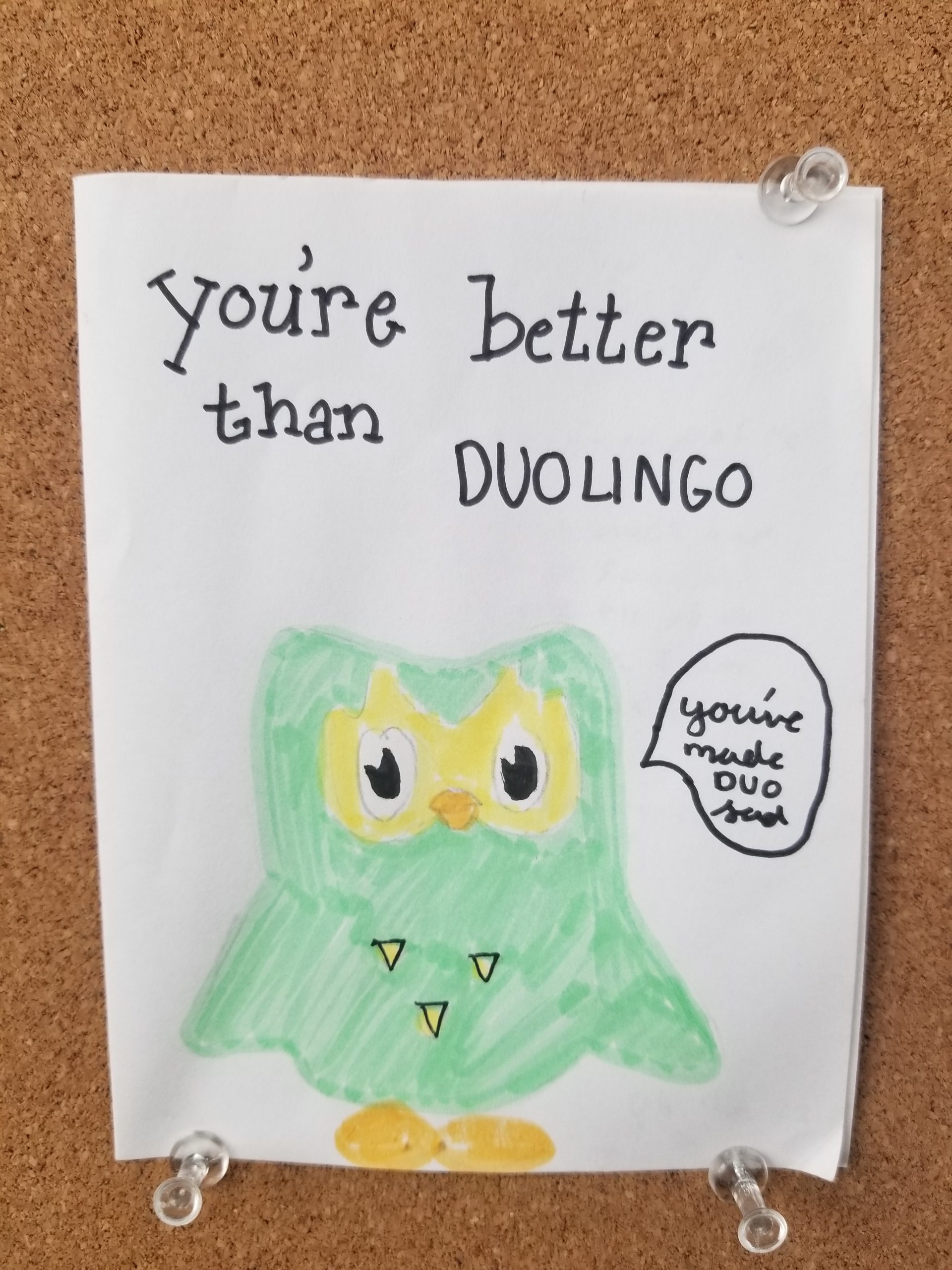 You are better than Duolingo – AI and teaching